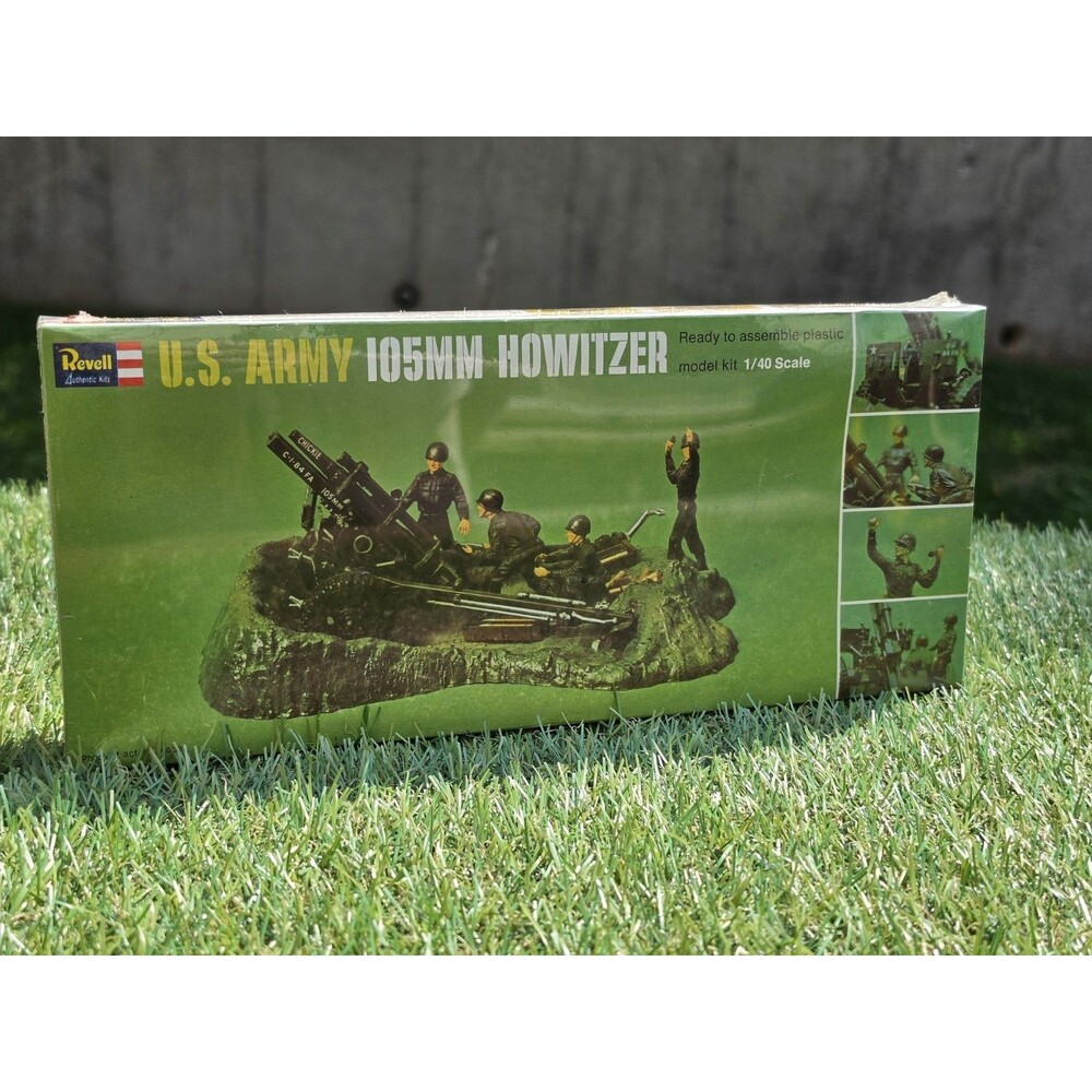 Revell U.S. Army 105mm Howitzer 1/40 H-555 New Sealed